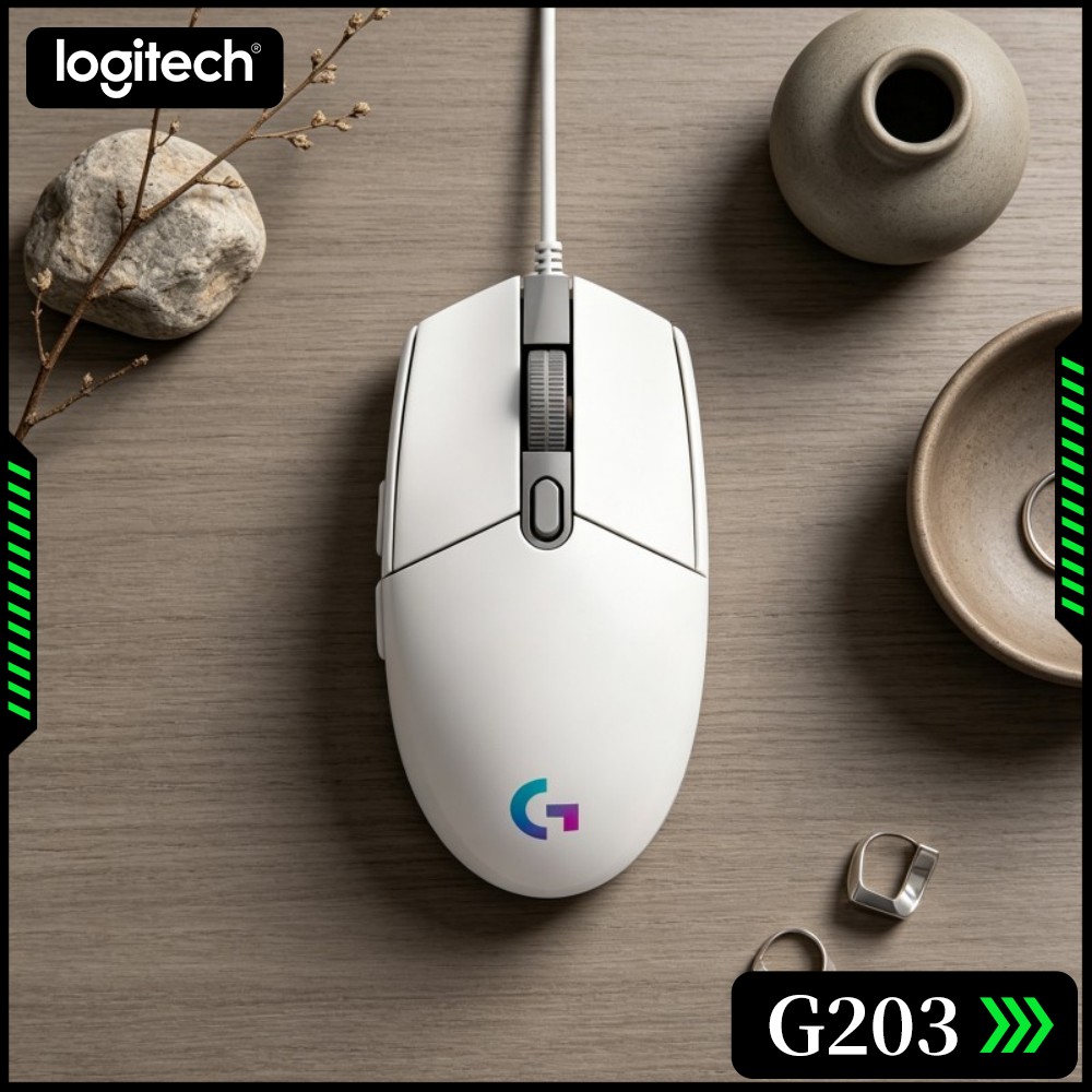 Logitech G203 Wired Gaming Mou - đánh giá và giá Logitech Mouse G203