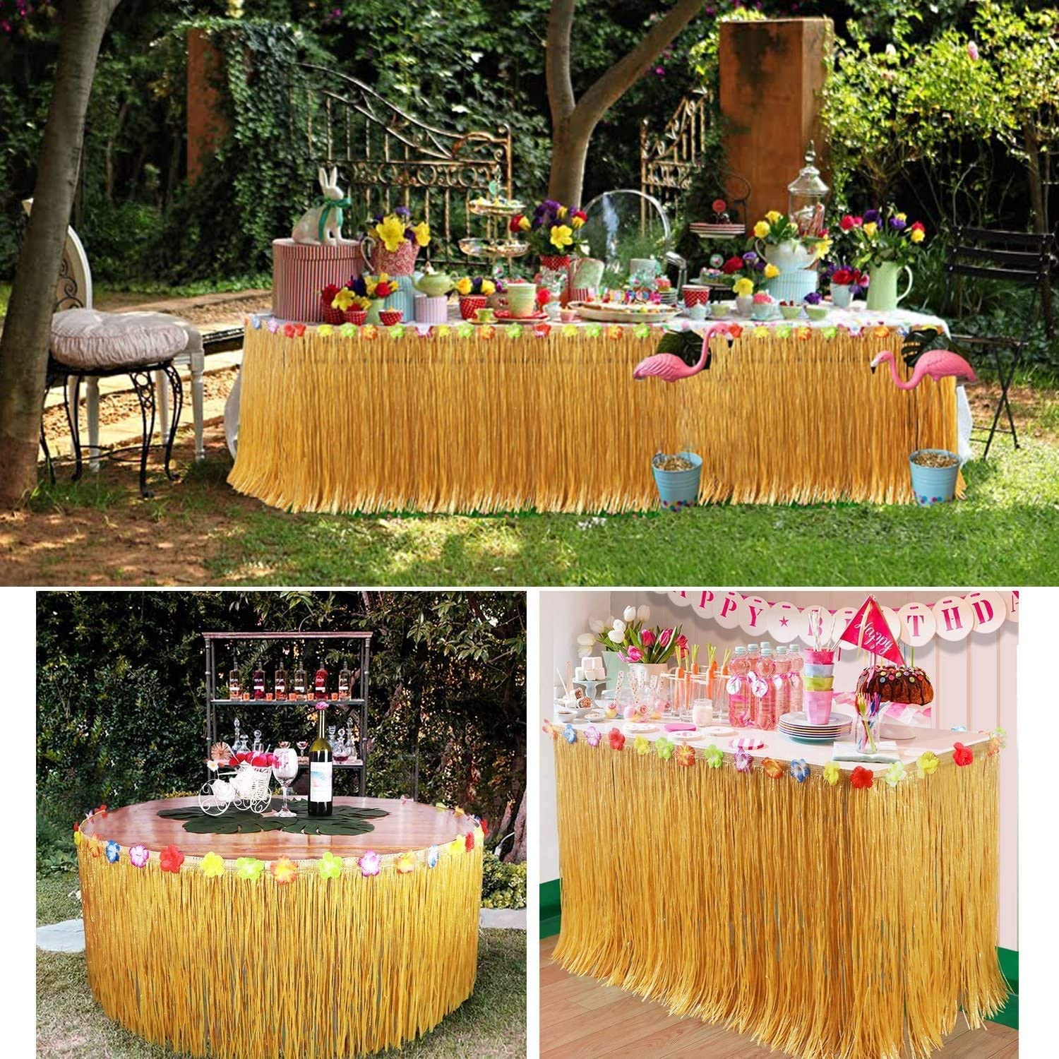 Straw Color Luau Grass Table S - đánh giá và giá Desk Setup Plants