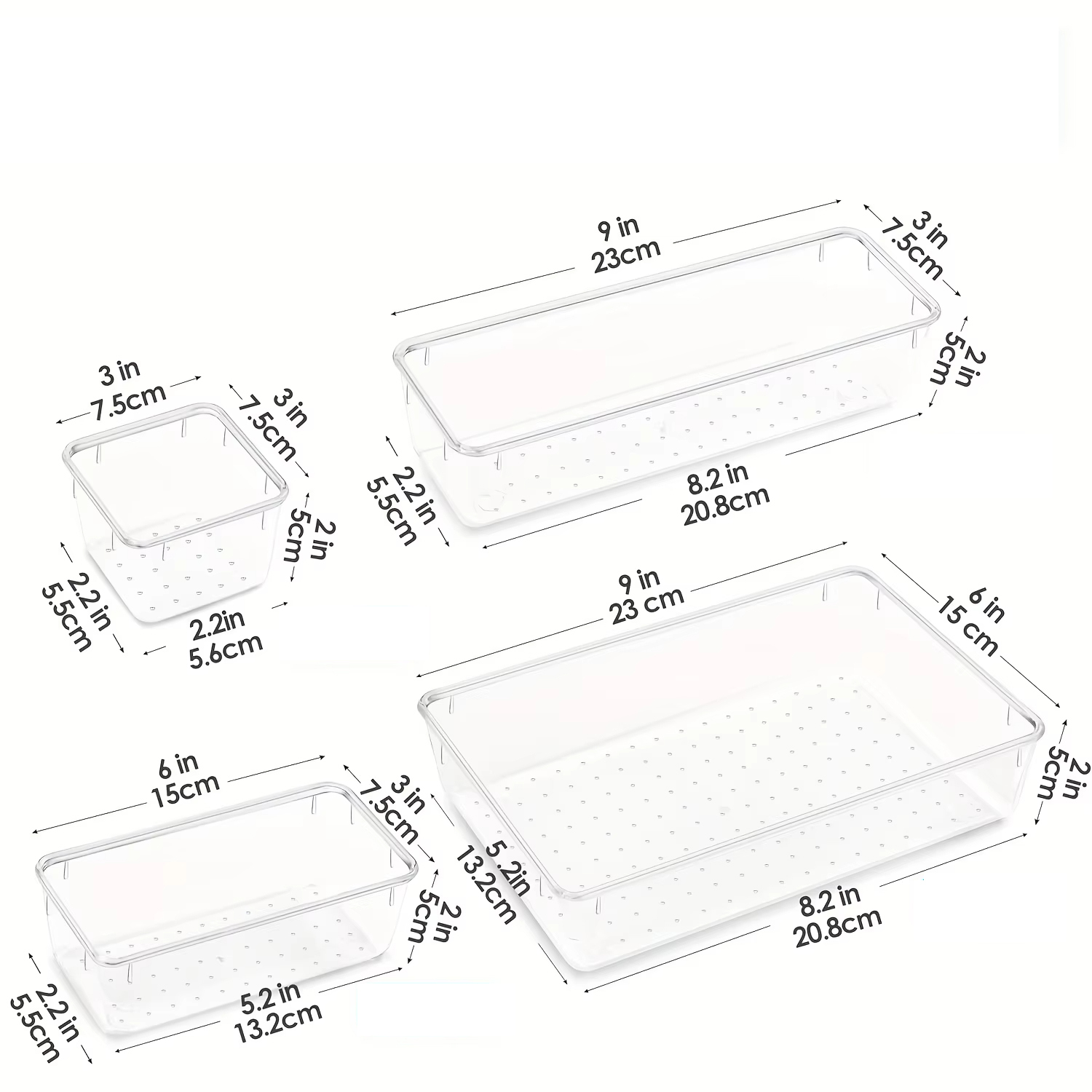 6/9/12Pack Drawer Organizers C - đánh giá và giá Desk Drawer Unit