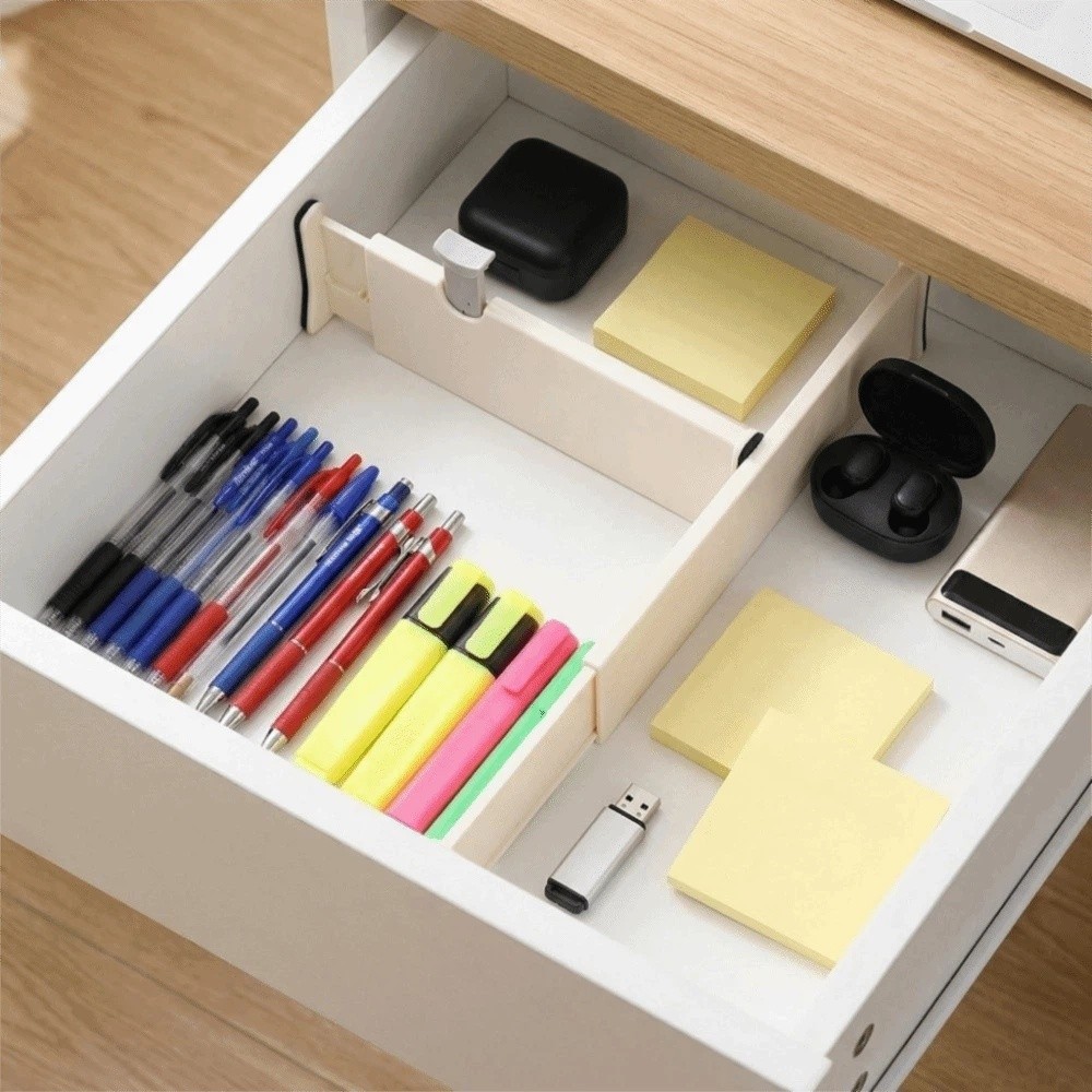 Telescopic Drawer Divider Boar - đánh giá và giá Desk Drawer Unit