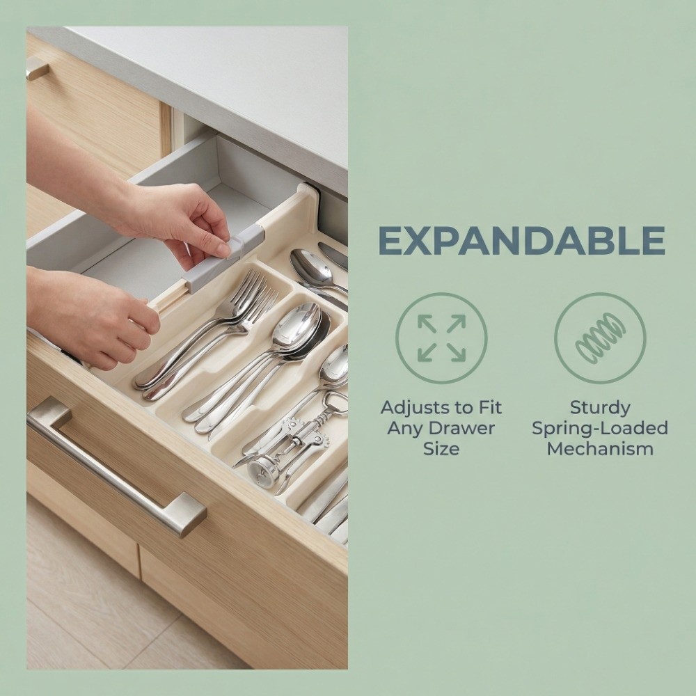 Telescopic Drawer Divider Boar - đánh giá và giá Desk Drawer Unit