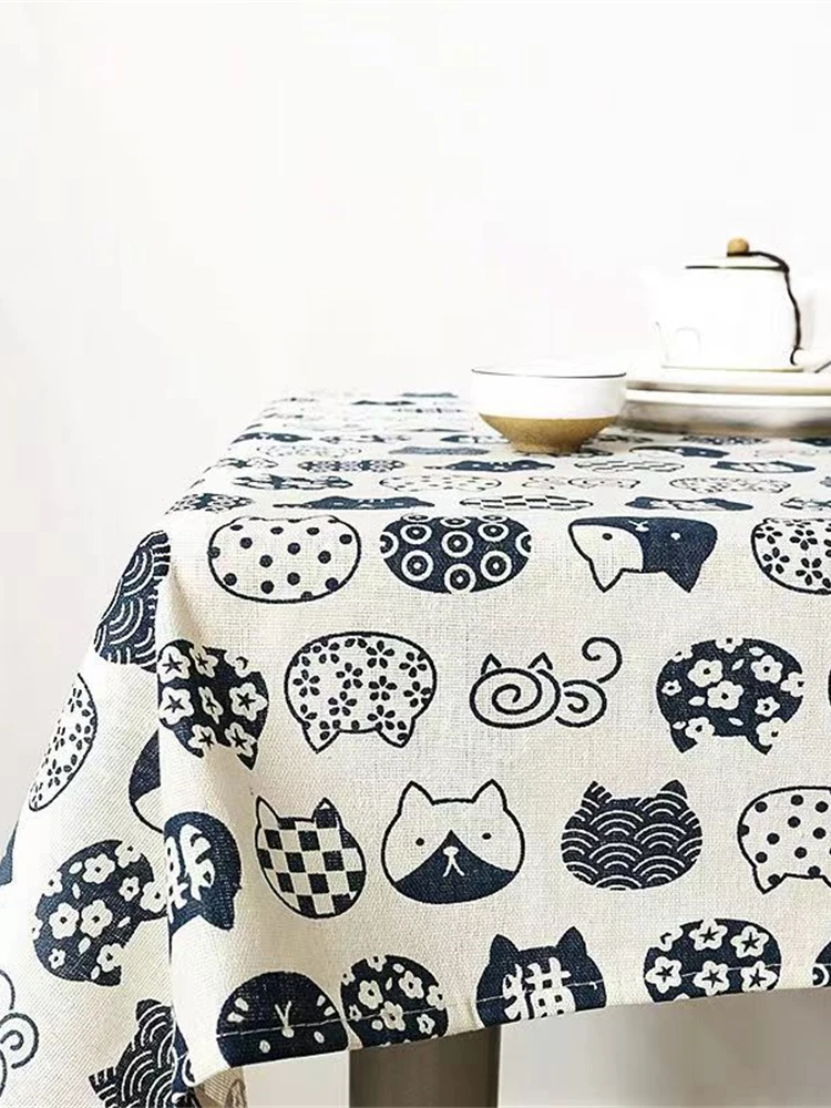Ins Tablecloth Cotton Linen Ar - đánh giá và giá Desk Setup Wallpaper