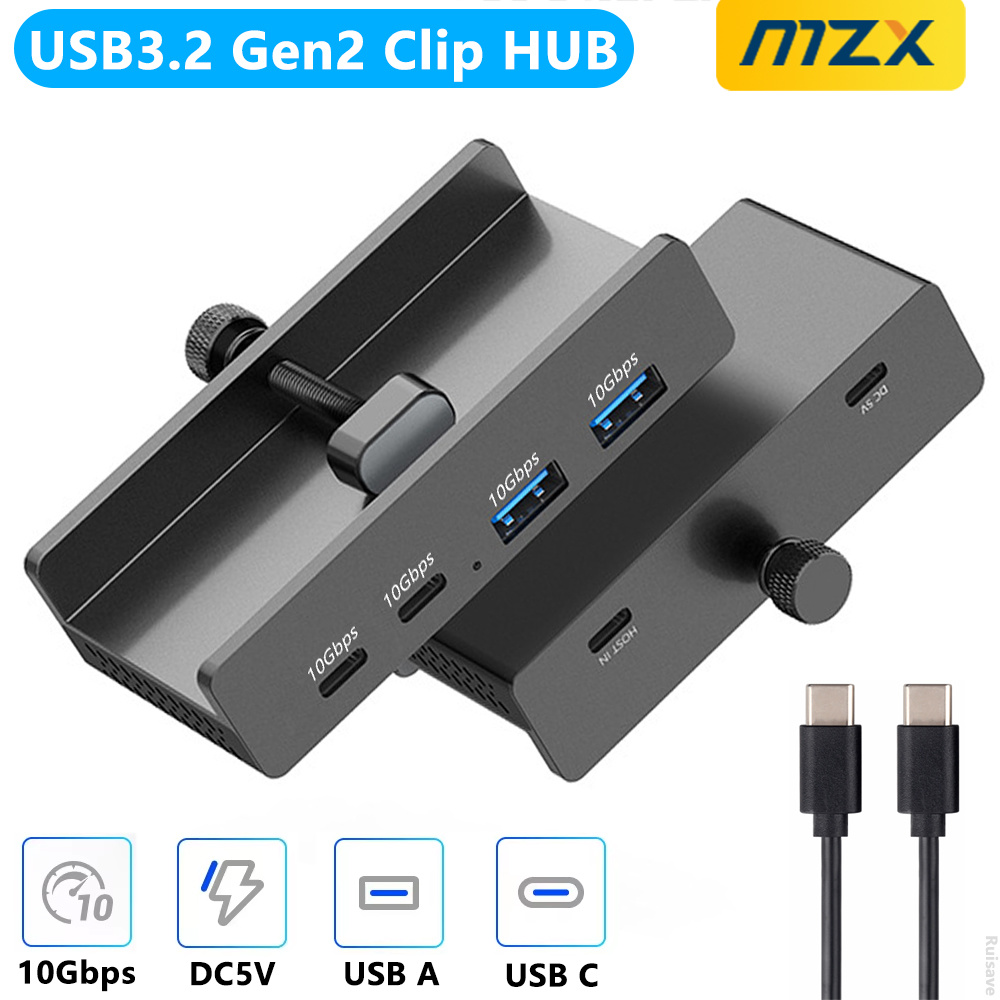 MZX USB 3.0 3.2 HUB 5Gbps 10Gb - đánh giá và giá Desk Setup Hub