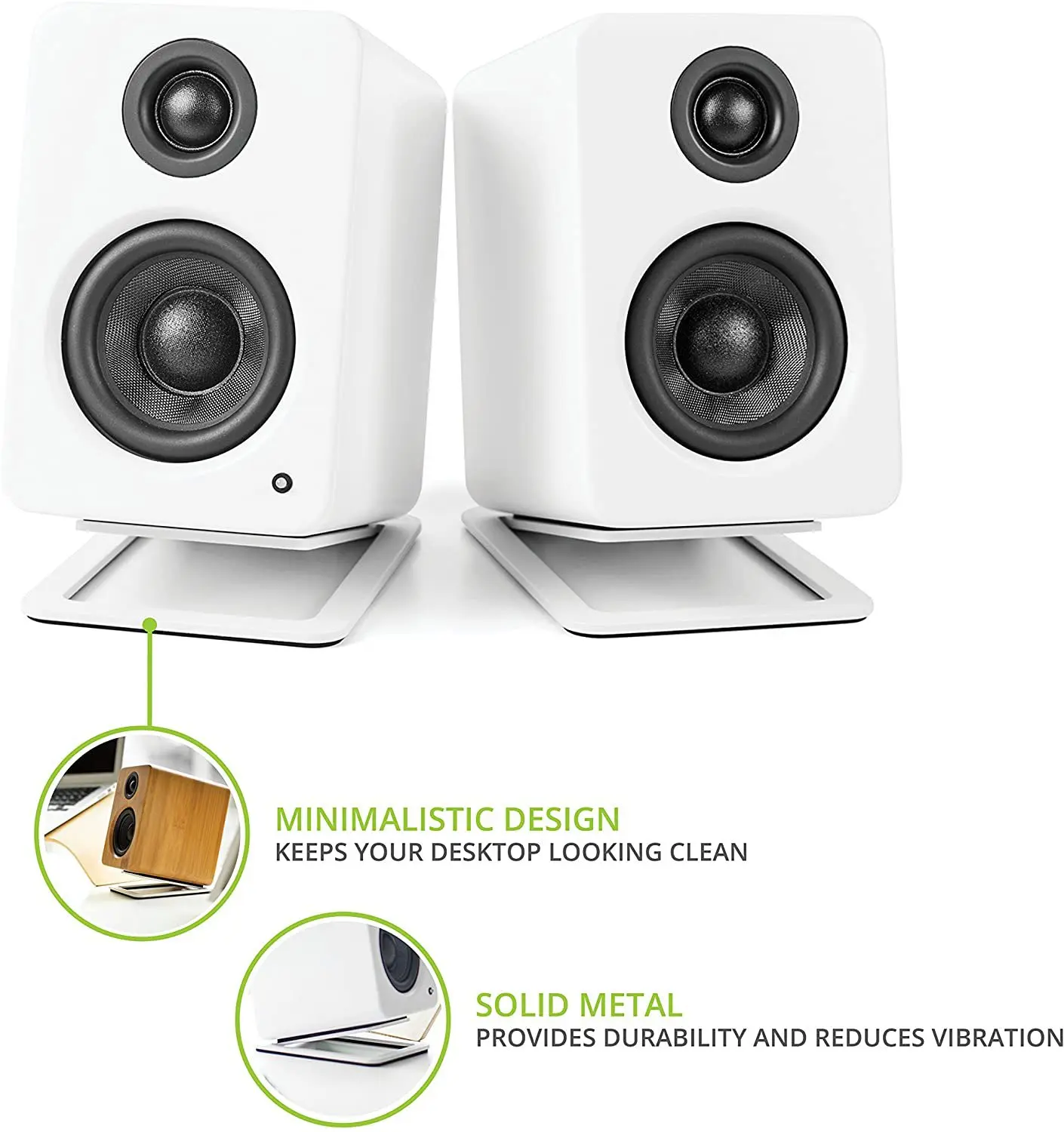 2pcs Desktop Speaker Stands fo - đánh giá và giá Desk Setup With Speakers