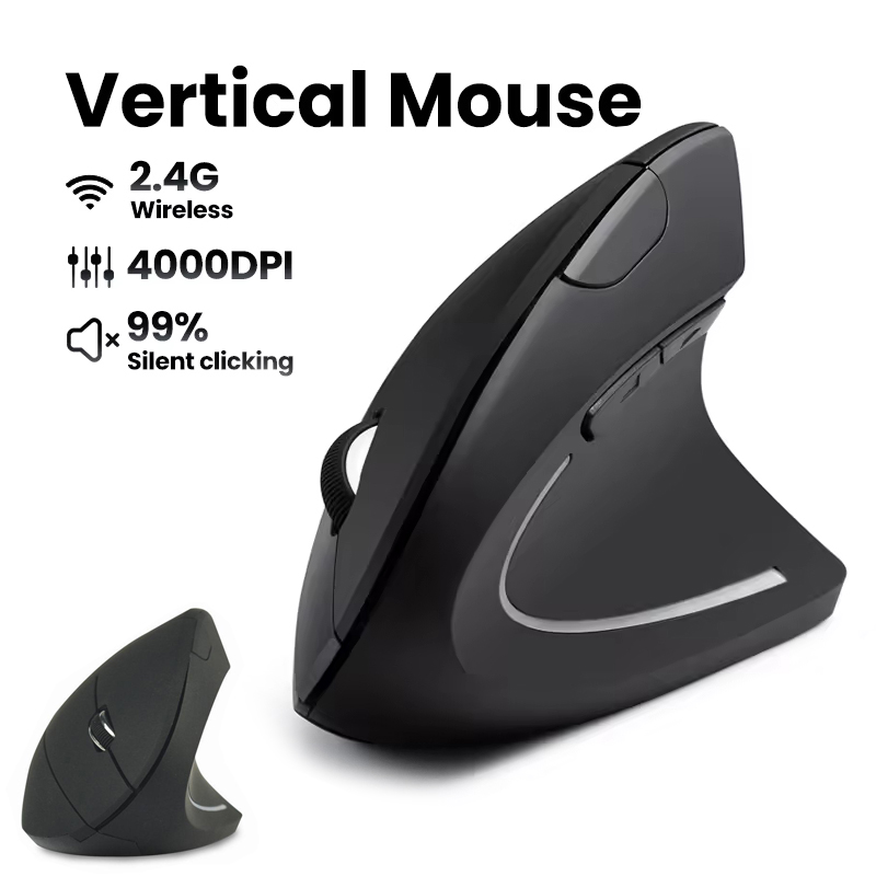 Ergonomic Wireless Mouse 1600  - đánh giá và giá Desk Setup For Work