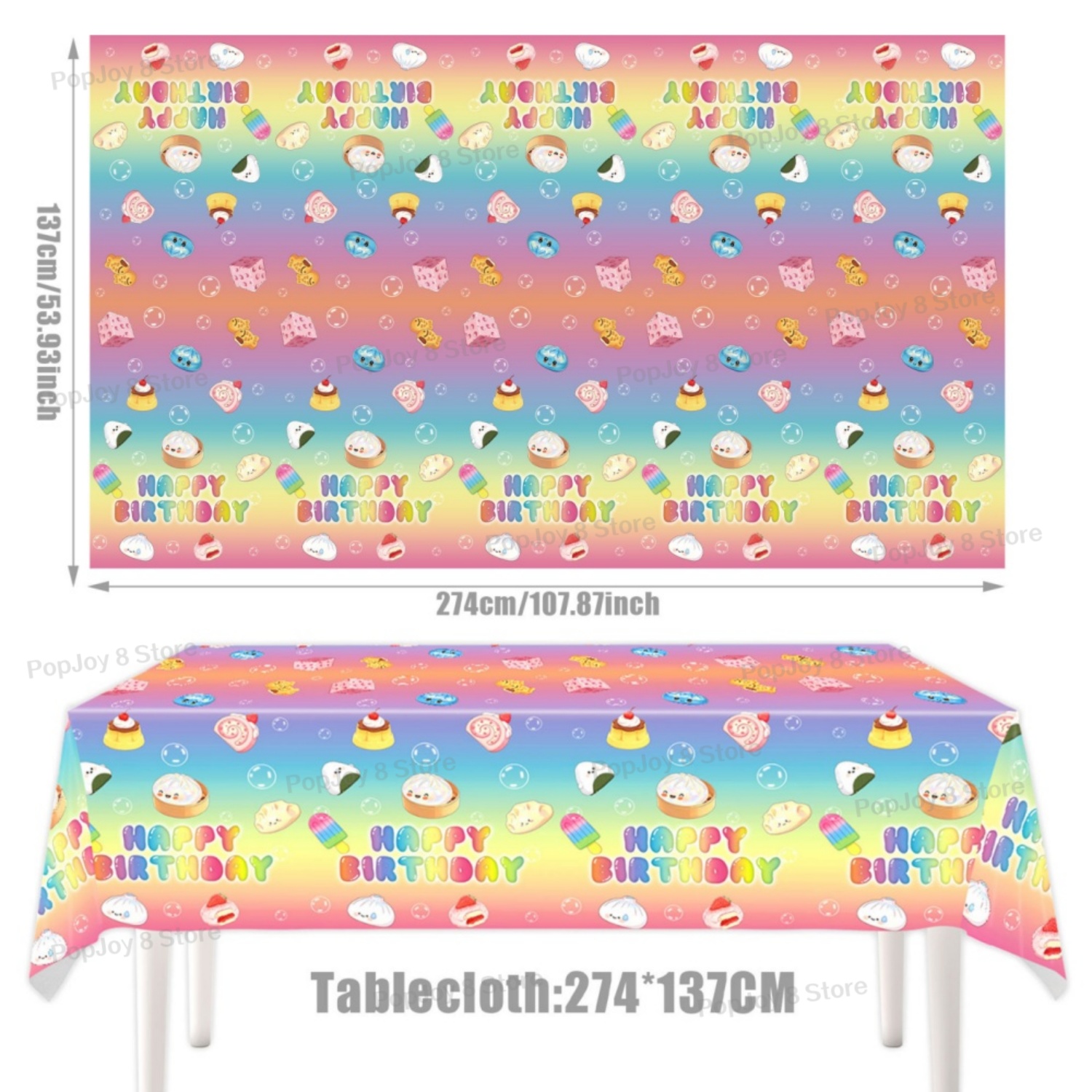 137x274cm Disposable Squishy D - đánh giá và giá Desk Setup Wallpaper