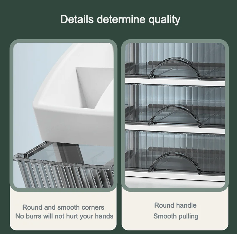 New 1Pc 5-layer Makeup Storage - đánh giá và giá Desk Drawer Unit