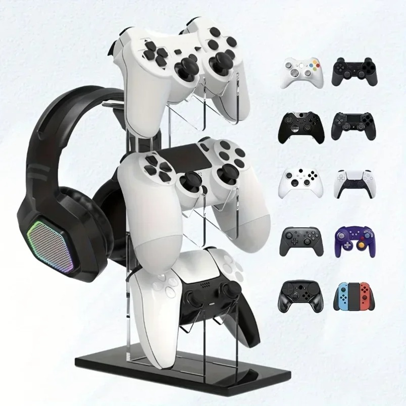 Controller Stand 3 Tier Headph - đánh giá và giá Desk Setup Headphone Stand