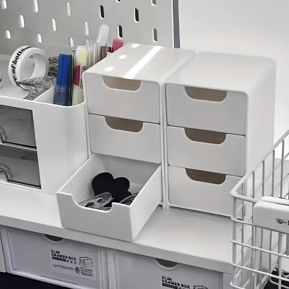 Chic 3-Tier Desk Organizer wit - đánh giá và giá Desk Drawer Unit