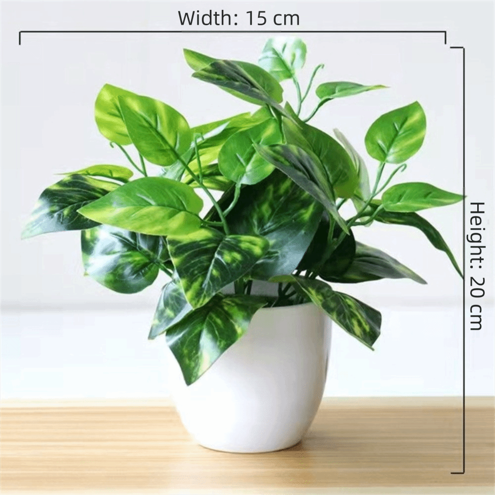 Mini Fake Potted Flowers Bonsa - đánh giá và giá Desk Setup Plants