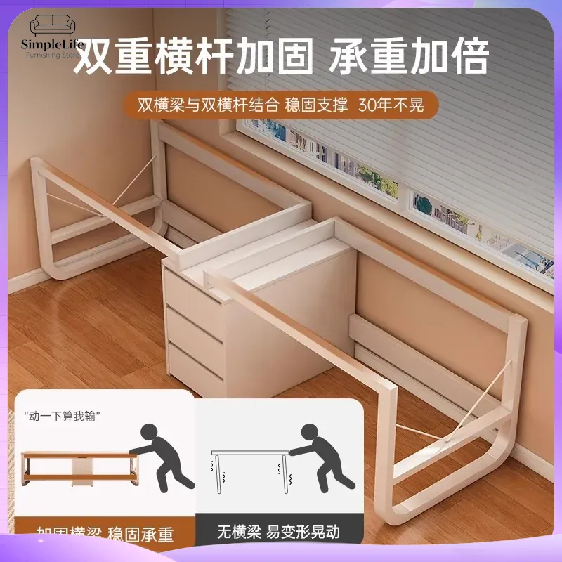 Double Computer Desk for Home  - đánh giá và giá Desk Setup L Shaped