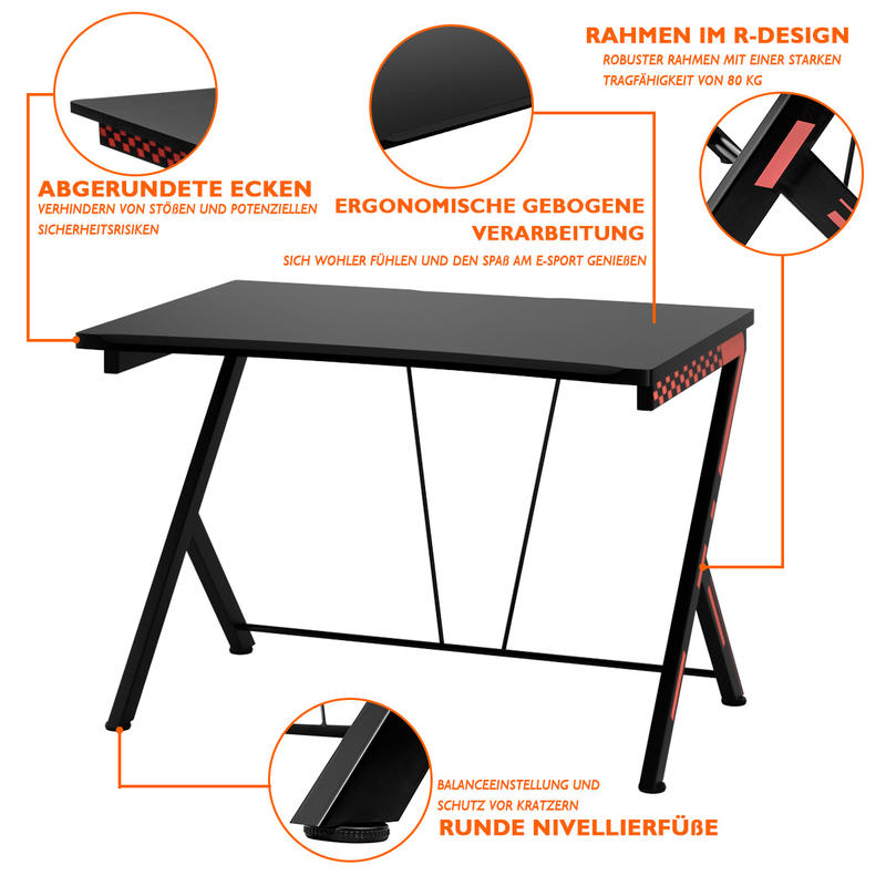 Modern Ergonomic Computer Desk - đánh giá và giá Desk Setup L Shaped