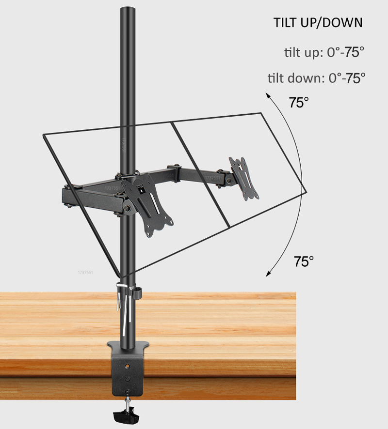 DL-T902-280 Máy Tính Để Bàn Đứ - đánh giá và giá Desk Setup Monitor Arm