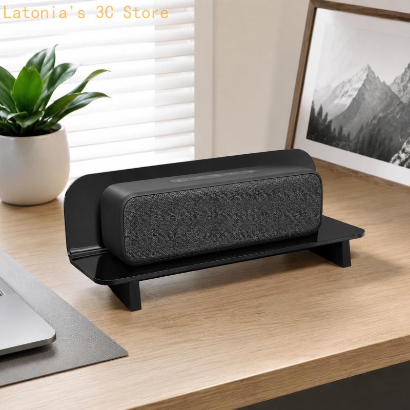 Giá đỡ loa acrylic màu đen cho - đánh giá và giá Desk Setup With Speakers