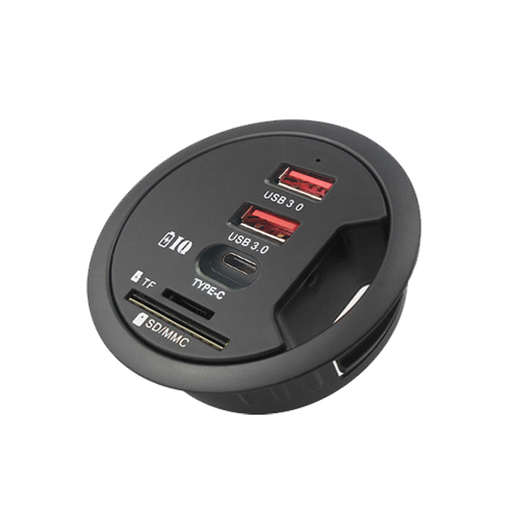 HUB USB Ốp Trong Bàn HUB USB 3 - đánh giá và giá Desk Setup Hub