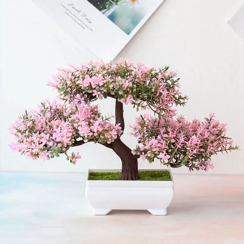 Artificial Plants Bonsai Fake  - đánh giá và giá Desk Setup Plants