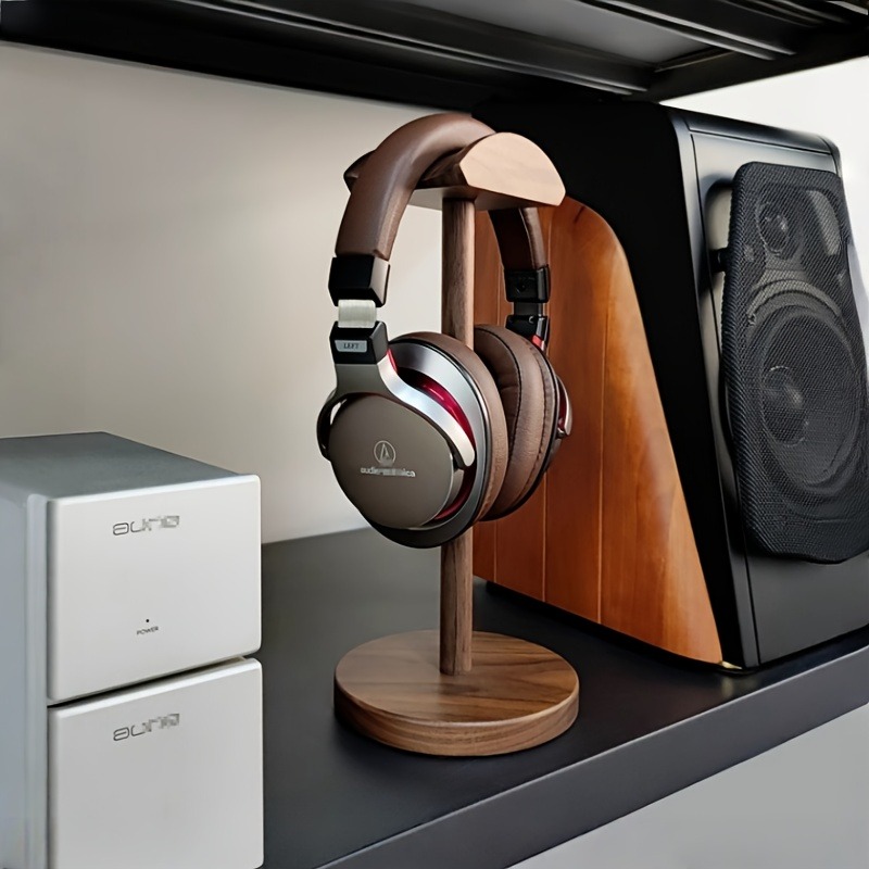 PGY Wooden Headphone Stand Erg - đánh giá và giá Desk Setup Headphone Stand