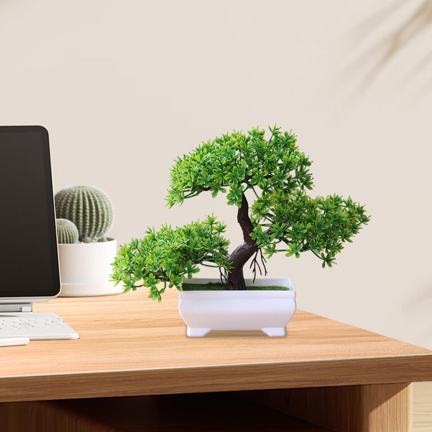 1/2Pcs Artificial Bonsai Tree  - đánh giá và giá Desk Setup Plants